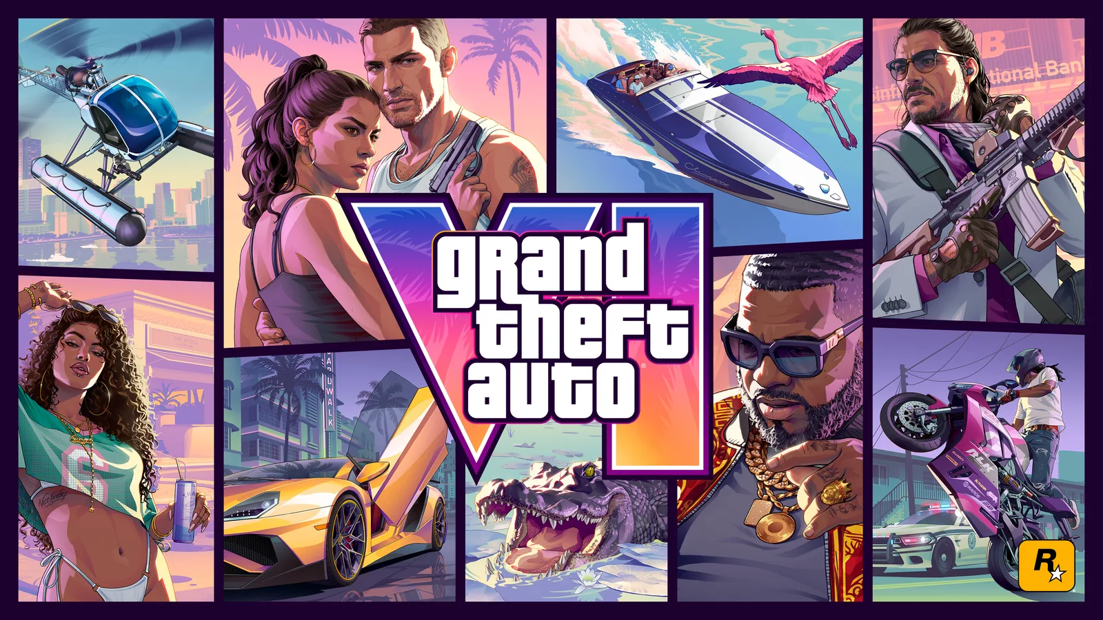 Official cover art for Grand Theft Auto VI