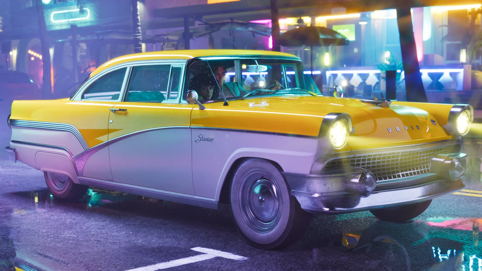 Official Rockstar screenshot of a Vapid Stanier in Grand Theft Auto VI
