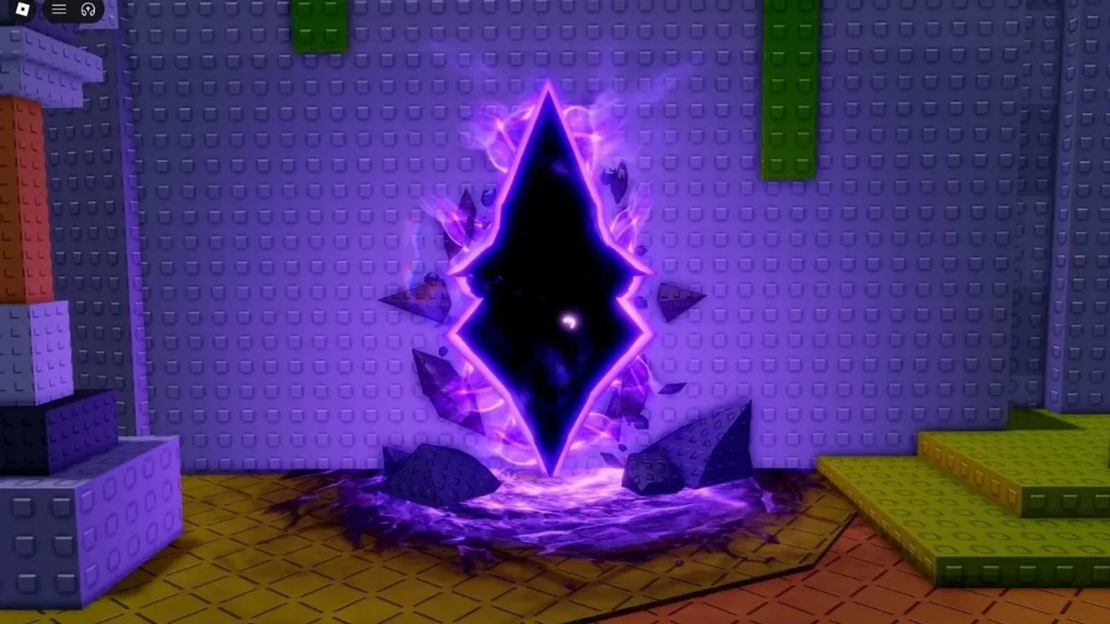 A purple rift portal spawned on the map in Steal an Egg